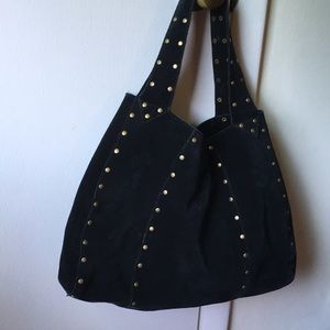 Studded suede Gap purse